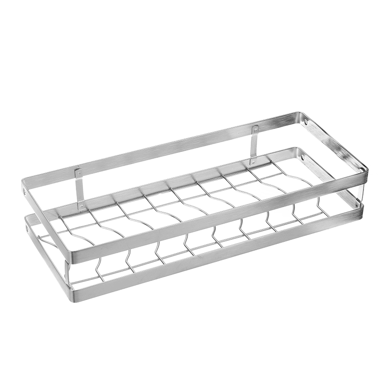 304 Stainless Steel Rack Shelf Double Layers Storage Drying Bowl for Kitchen Dishes Arrangement - MRSLM