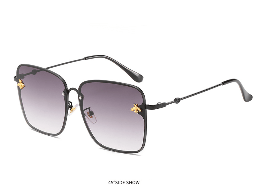 Women'S European and American Bee Square Sunglasses - MRSLM
