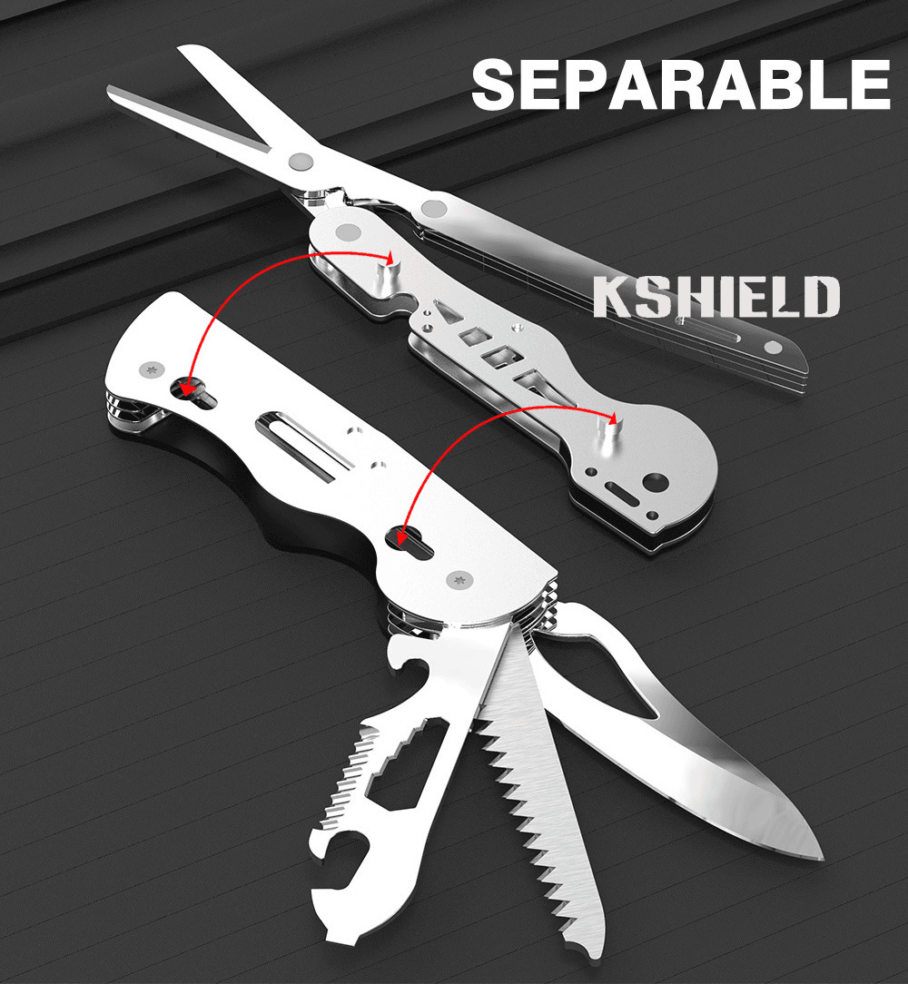 K-7375 Multifunction EDC Folding Gear Knife Multitool Survive Pocket Mini Portable Knife Fruit Cutter for Outdoor Camp Tool - MRSLM