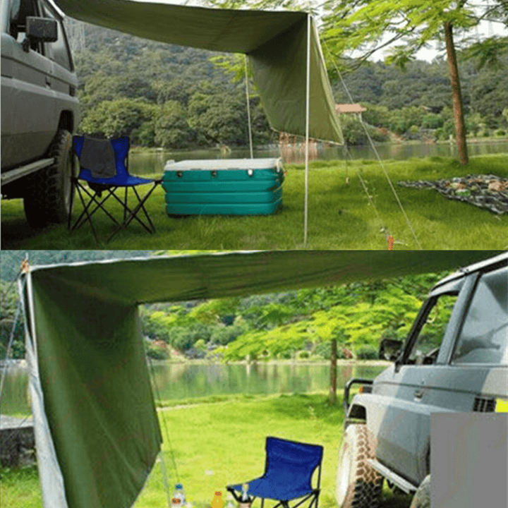2.8X1.8M Car Side Awning Rooftop Tent Sunshade Outdoor Camping Travel Tent - MRSLM