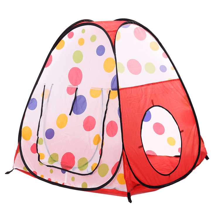 Foldable Baby Game House Tent for Kids Children Plastic Toy House Inflatable Game Tent Yard Ball Pool Chilren'S Crawl Tunnel - MRSLM