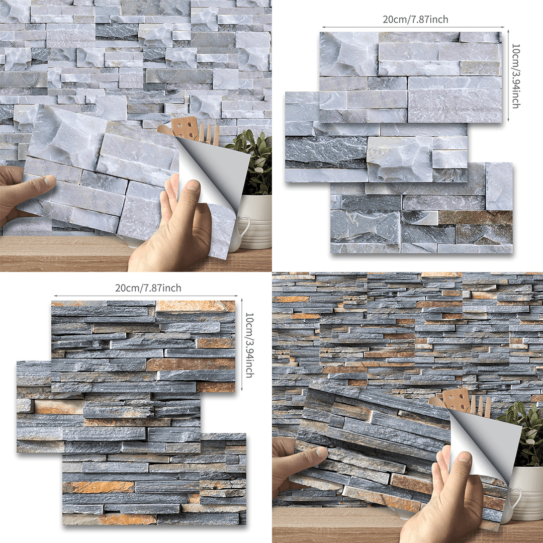 9/27/54Pcs Sticker Kitchen Tile Stickers Bathroom Self-Adhesive Wall Decoration Home - MRSLM
