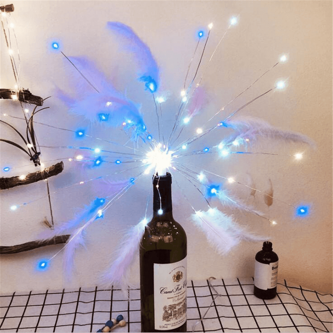 LED Firework String Hanging Starburst Fairy Strip Light Wedding Party Home Decorations - MRSLM