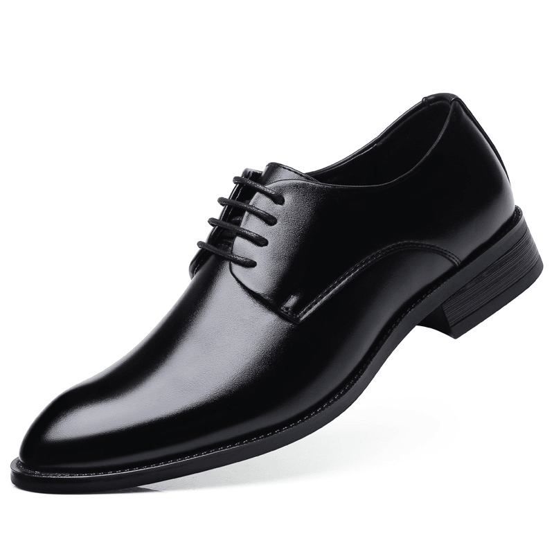Men Classic Soft Comfortable Formal Business Oxfords Leather Shoes - MRSLM