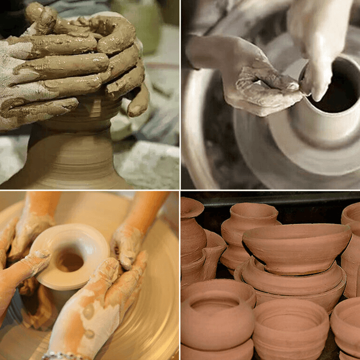 600W 25CM Electric Pottery Wheel Machine Ceramic Work Clay Art Craft Teaching Machine - MRSLM