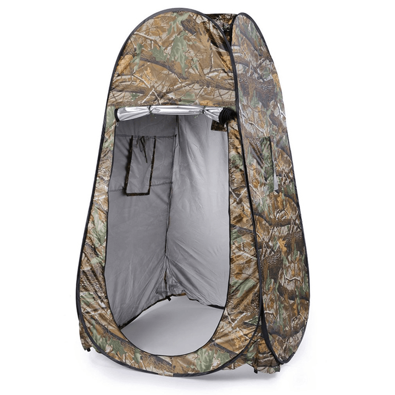 Portable Outdoor 1-2 Persons Folding 120 X 120 X 195Cm Shower Tent Shelter 2 Window + Bag - MRSLM