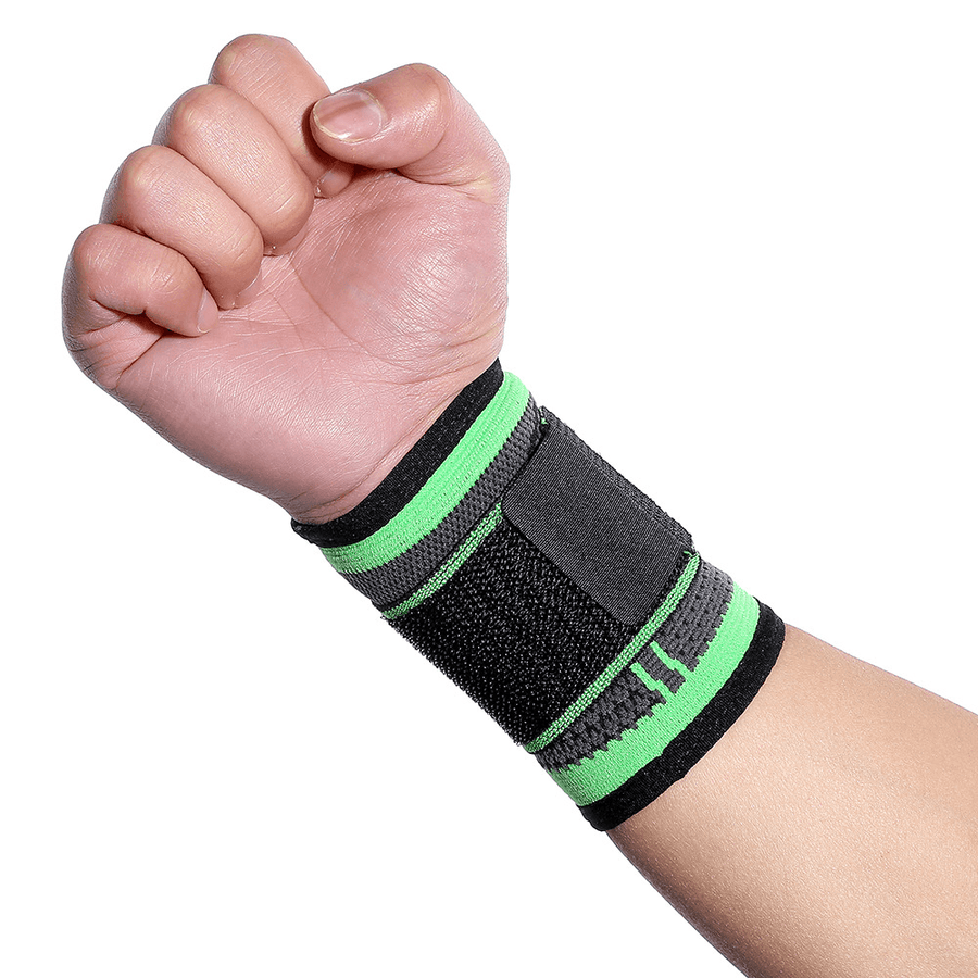 KALOAD 1PC Dacron Adults Wrist Support Outdoor Sports Bracers Bandage Wrap Fitness Protective Gear - MRSLM