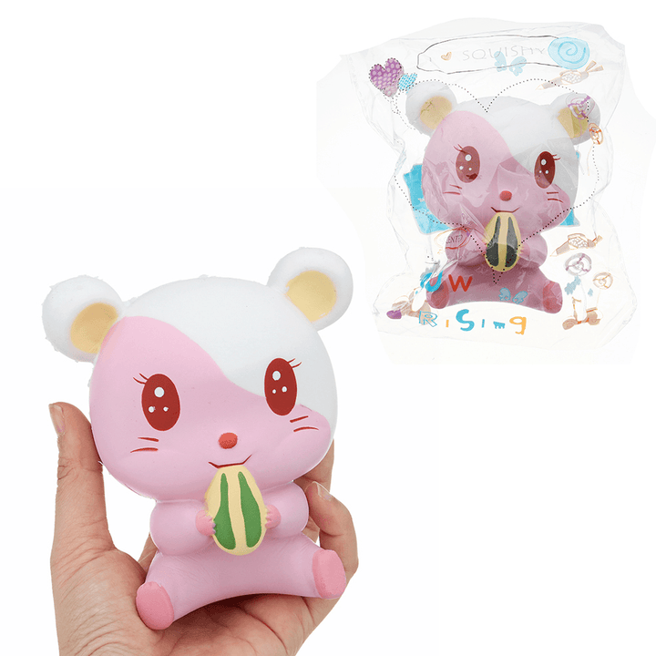 Hamster Squishy 12*11CM Slow Rising with Packaging Collection Gift Soft Toy - MRSLM