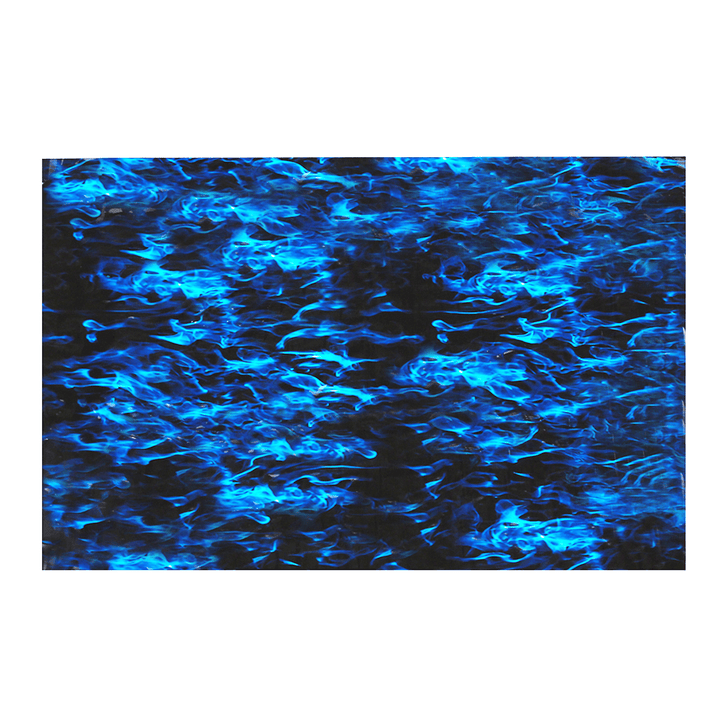 PVA Hydrographic Film Water Transfer Film Hydro Dip Blue Fire Style Decorations - MRSLM