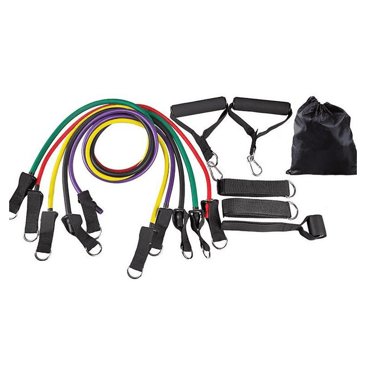 10-16Pcs/Set Resistance Bands Yoga Rubber Tubes Home Fitness Pull Rope Gym Exercise Tool - MRSLM