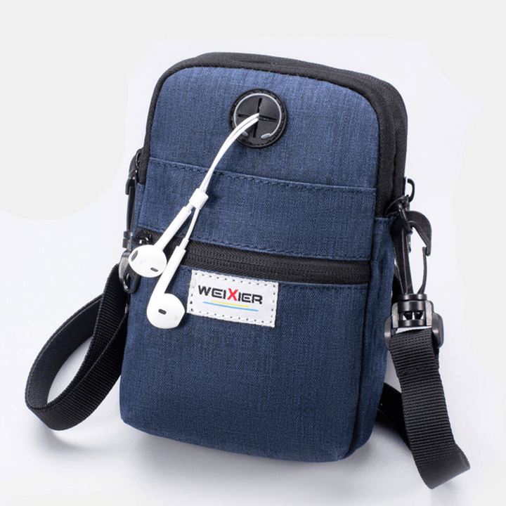 Men Small Phone Bag Crosbody Bag Waist Bag Shoulder Bag - MRSLM