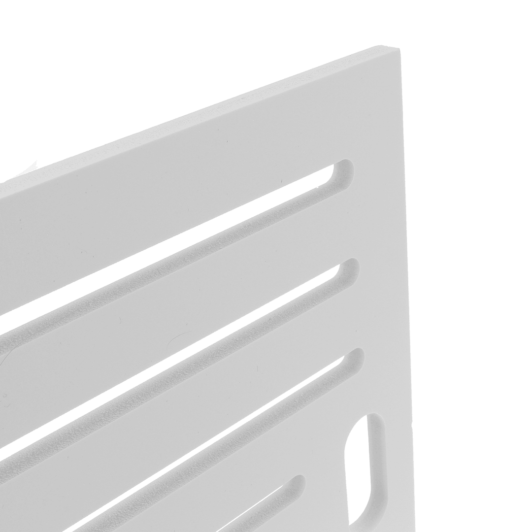 Bathroom Storage Cupboard Cabinet White Plastic Standing Paper Towel Organizer - MRSLM