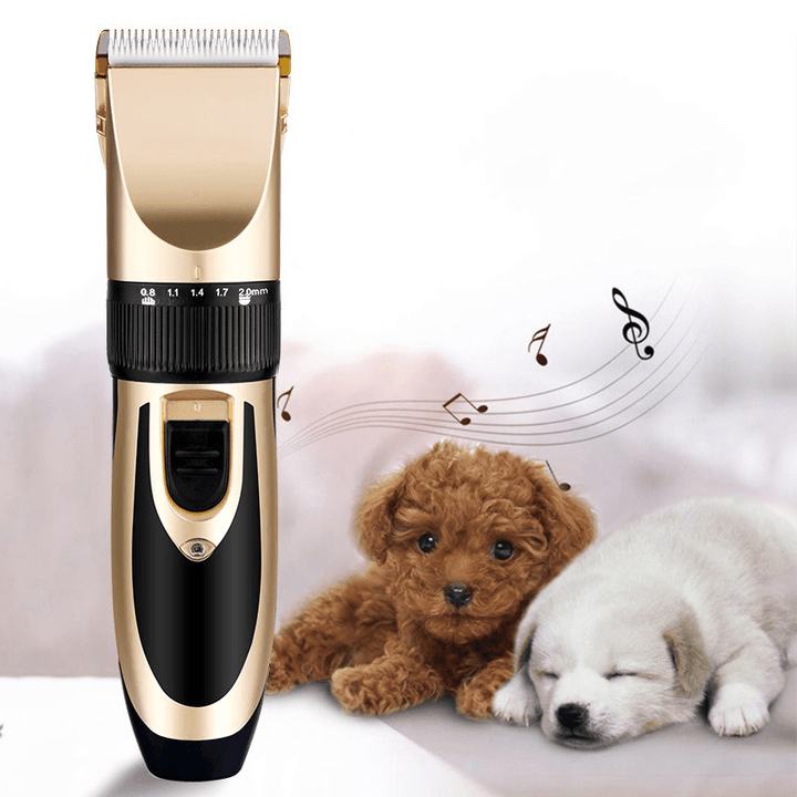 Electric Hair Clippers Scissors&Shears Shaver Trimmer Grooming Cordless Cat Dog Hair Trimmer - MRSLM