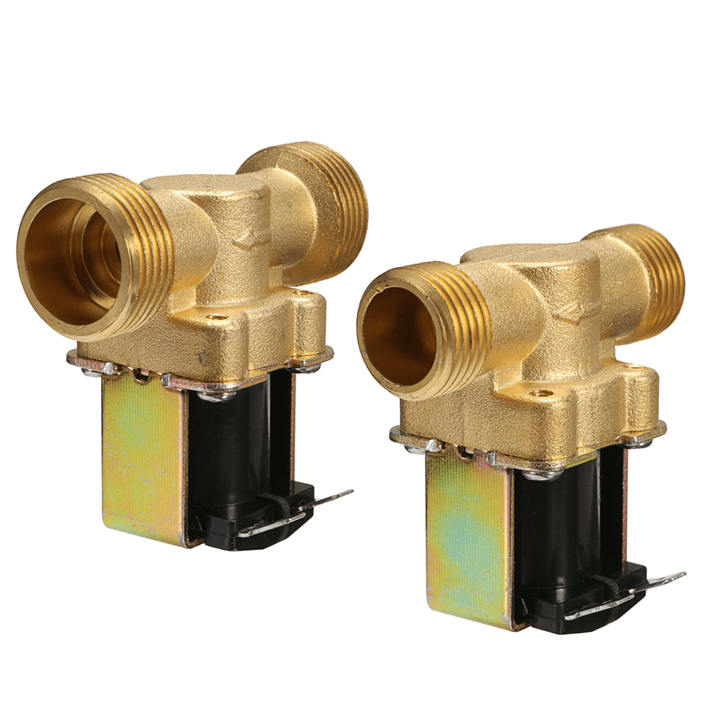 220V Normally Closed 2 Way Brass Electric Solenoid Valve for Air Water Valve - MRSLM
