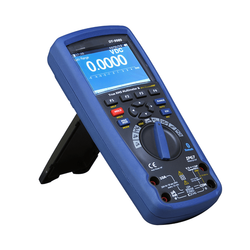 DT-9989 Professional Digital Multimeter Oscilloscope LCD Color Screen Usb Current Voltage Test Electrician Tools - MRSLM