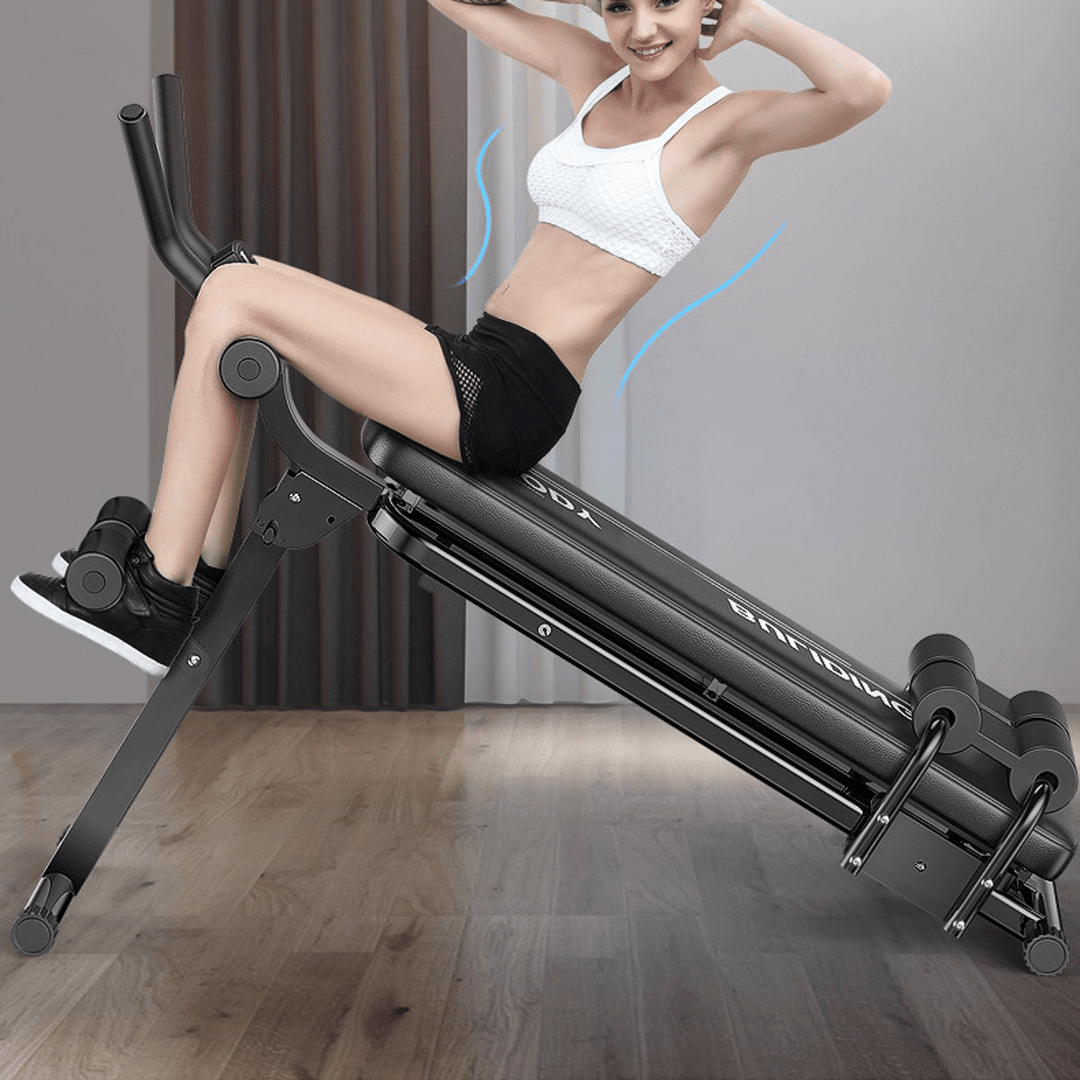 4 Levels Strength Training Abdominal Muscle Trainer Machine Exercise Home Gym Fitness Equipment - MRSLM