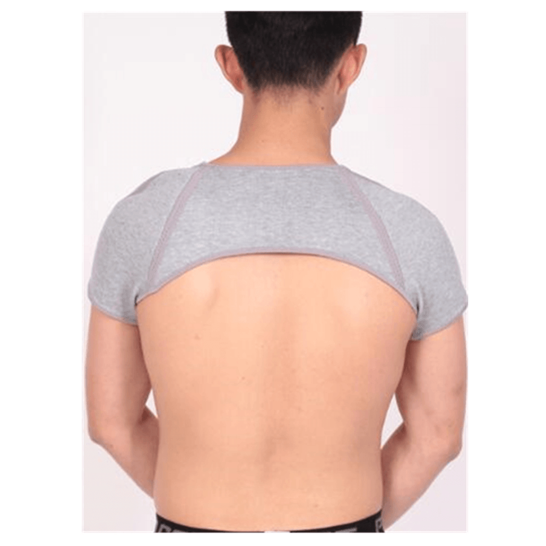 Charcoal Shoulder Support Strap Arm Brace Wrap Dislocation Neoprene Pain Relief Bandage Protector - MRSLM