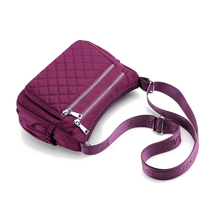 Women Nylon Light-Weight Waterproof Shoulder Bag Crossbody Bag - MRSLM