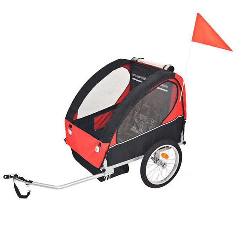 BIKIGHT 2-In-1 Children'S Bicycle Trailer Push Car Foldable Light Outdoor Travel Children Baby Car Children'S Gifts - MRSLM