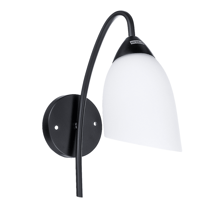 E27 Modern Wall Light LED Bedroom Lamps Glass Sconce Stair Lighting Fixtures - MRSLM