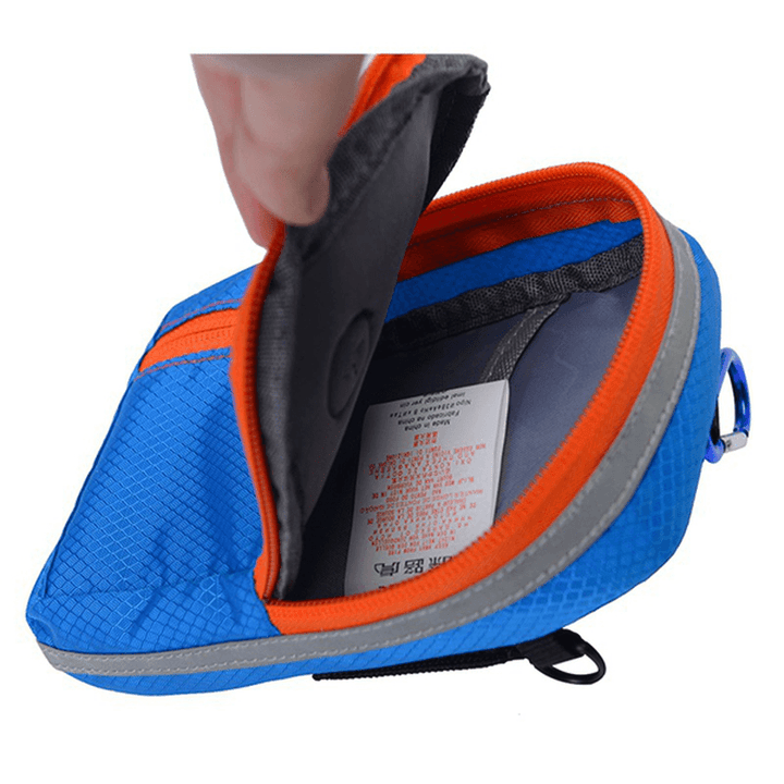 Women Nylon Waterproof Arm Bag Running Phone Bag Crossbody Bag - MRSLM