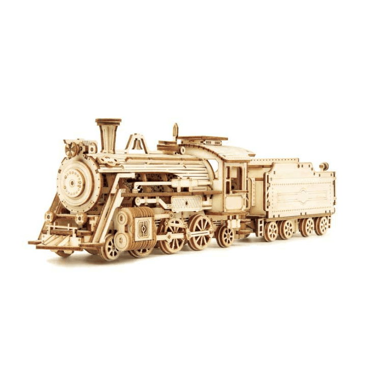 Steam Train 3D Three-Dimensional Puzzle Mechanical Intelligence Toy - MRSLM
