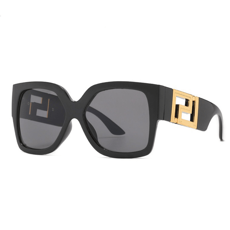 Trendy Retro Sunglasses Square Frame Fashion Sunglasses - MRSLM