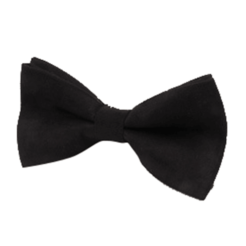 Men Solid Double Layer Formal Suit Corduroy Business Bow Tie - MRSLM