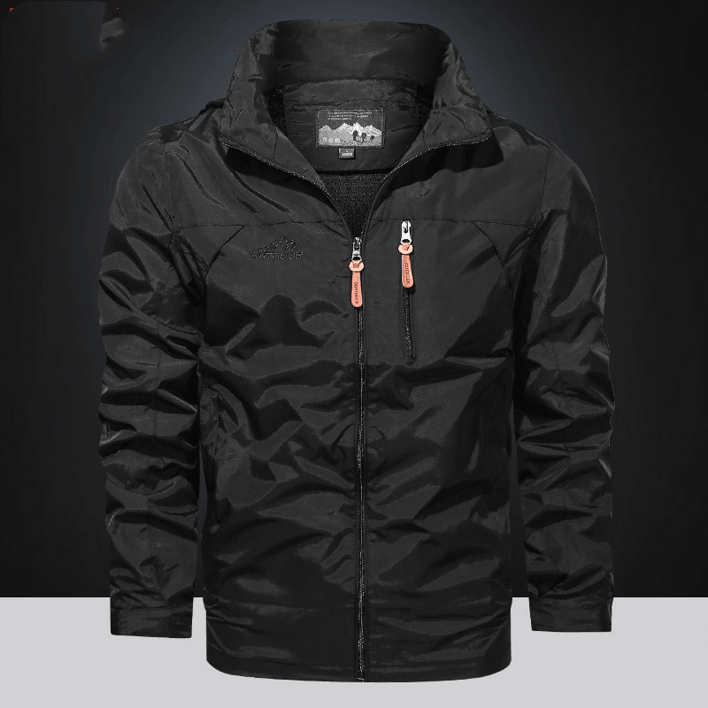 Windproof and Breathable Casual Hooded Jacket - MRSLM