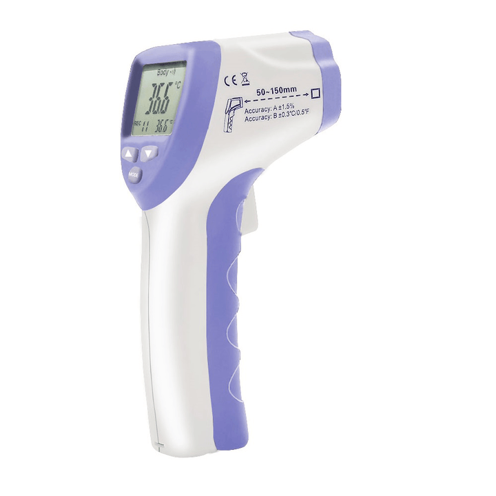 IR-805 Non-Contact Infrared Digital Thermometer Industrial and Body Temperature Measurement 2-In-1 - MRSLM