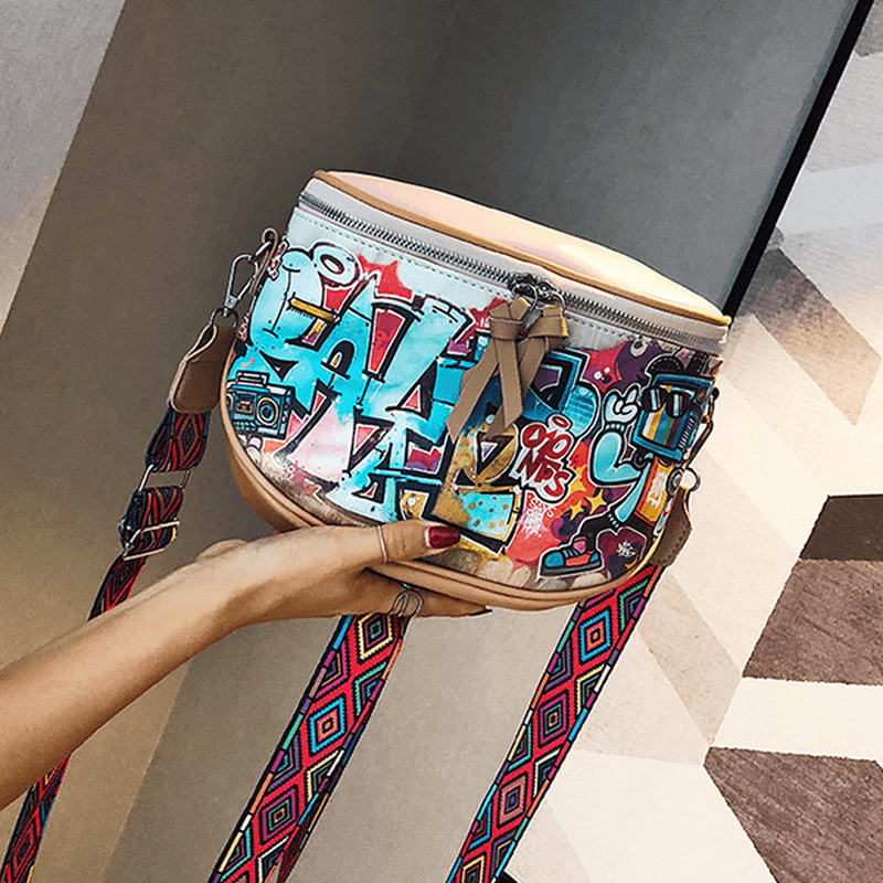 Women Fashion Multi-Carry Bag Hip-Hop Crossbody Bag - MRSLM
