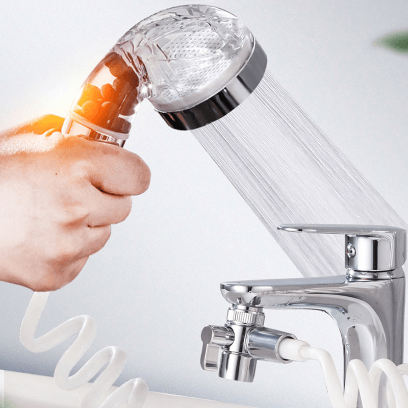 Shower Filter Faucet Extender Sprinkler Sink Tap Extender Shower Head Kitchen Garden Bathroom Wash Supplies - MRSLM