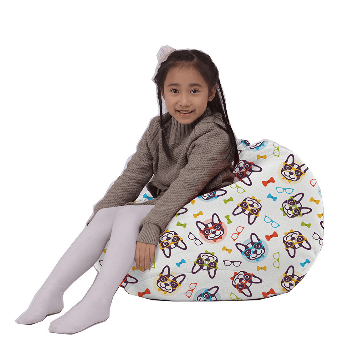 Child Sofa Seat Baby Sofa Bean Bag Chair Filling Storage Bean Bag Chair Small Cartoon Comfortable Light Simple Fashion - MRSLM