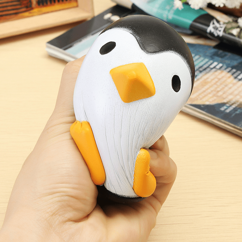 Squishy Penguin 10Cm Slow Rising Soft Kawaii Cute Animals Collection Gift Decor Toy - MRSLM