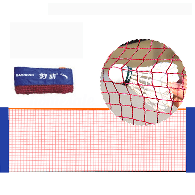 6.1M/20Ft Nylon Foldable Portable Badminton Net Volleyball Tennis Football Net - MRSLM