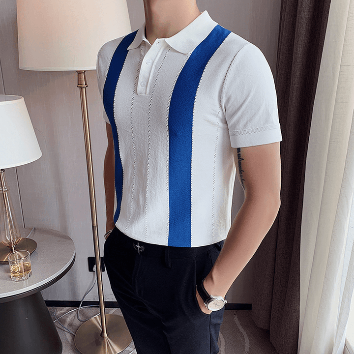 Summer Sportsman Short-Sleeved Knitted Casual POLO Shirt - MRSLM