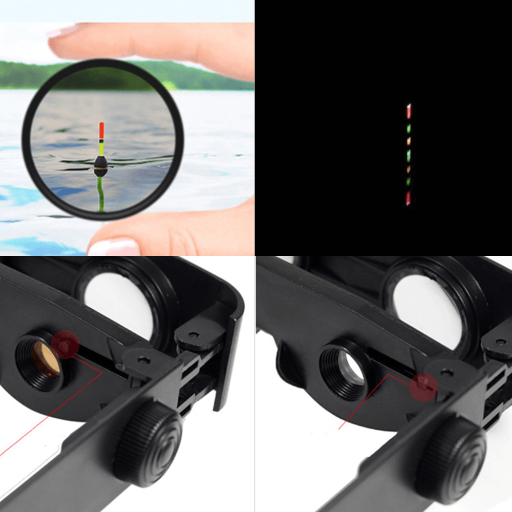 Unisex Fishing Telescope Glasses Night Vision HD Low-Light Outdoor Portable Fishing Glasses - MRSLM