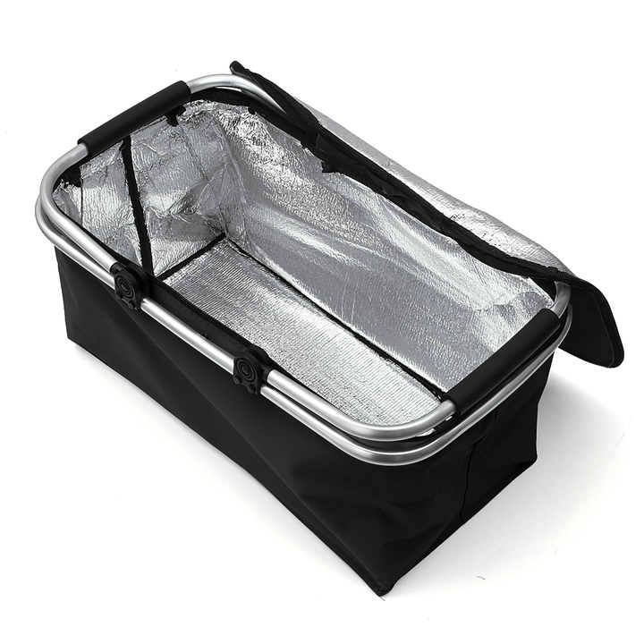 Ipree® LG1 30L Folding Picnic Storage Baskets Insulated Storage Cooler Hamper Waterproof Camping Travel Lunch Bag - MRSLM