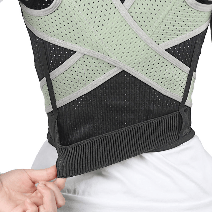 KALOAD Back Support Adjustable Breathable Posture Corrector Braces Humpback Correction Belt - MRSLM