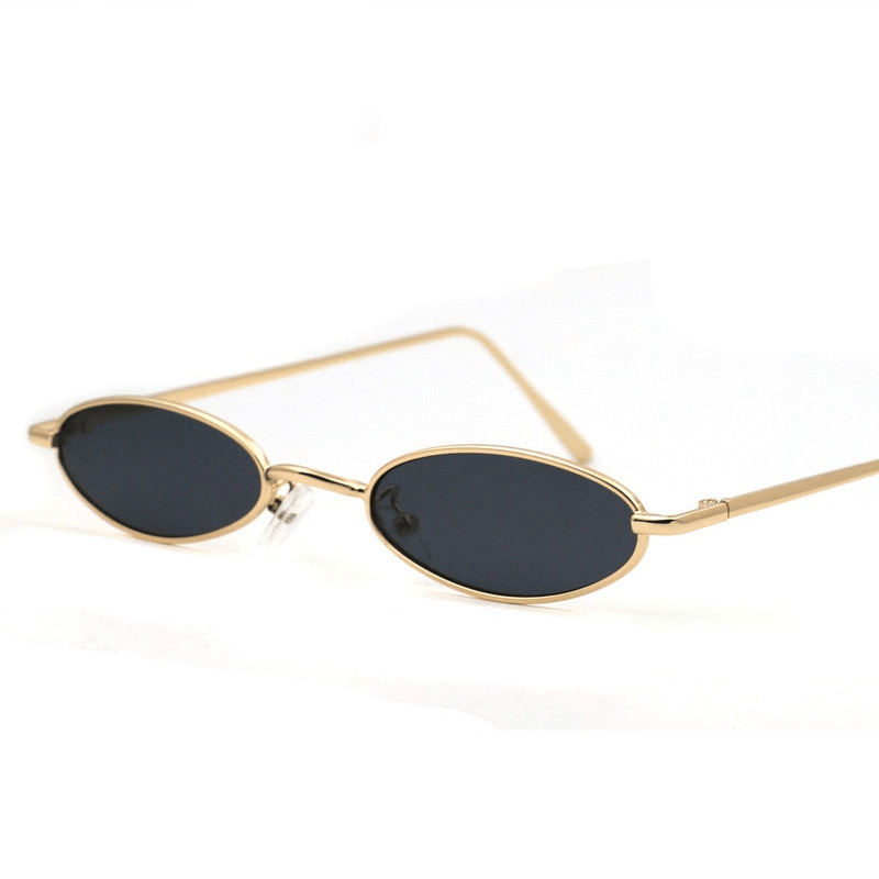 Trendy New Sunglasses Small Frame Oval Sunglasses Fashion Trendy Individual Capsule Sunglasses - MRSLM