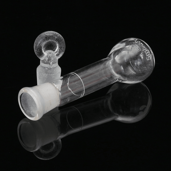 5Ml Clear Glass Volumetric Flask W/ Glass Stopper Lab Chemistry Glassware - MRSLM