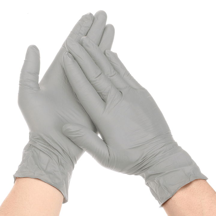 S/M/L 100Pcs Disposable Gloves Nitrile Free Sterile Glove for Picnic Food Cleaning - MRSLM