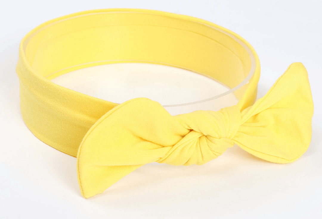 Pure Cotton Hair Ribbon Baby Pure Young Children Bowknot with Hair Accessories - MRSLM