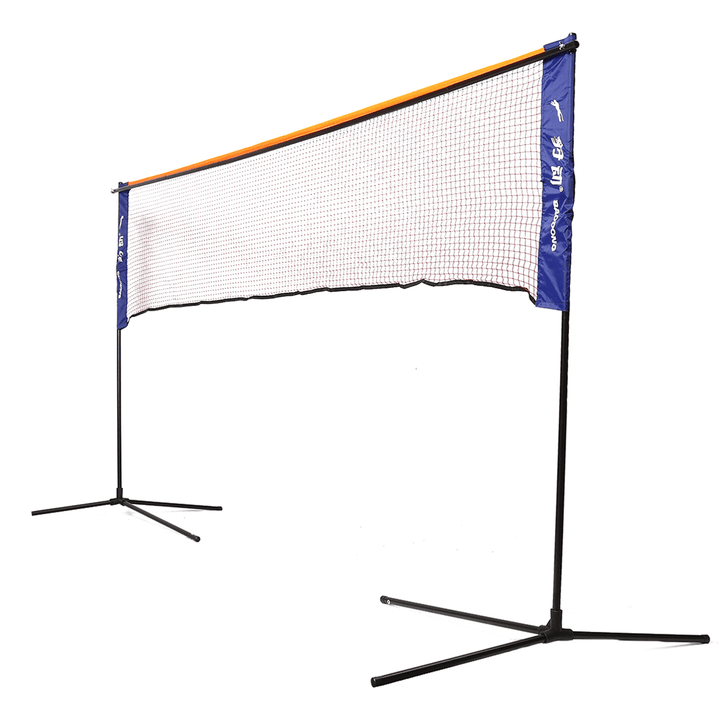 510X72-155Cm Adjustable Badminton Net Folding Volleyball Tennis Badminton Net Frame Bracket Support Sports Accessories with Storage Bag - MRSLM
