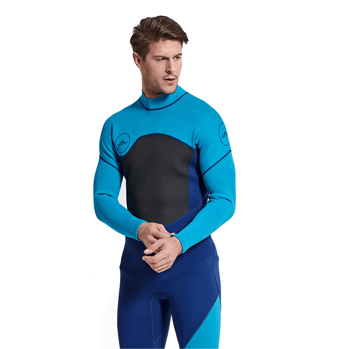 Men'S Full Body Wetsuit 3Mm Men Neoprene Long Sleeves Dive Suit for Swimming/Scuba Diving/Snorkeling/Surfing - MRSLM