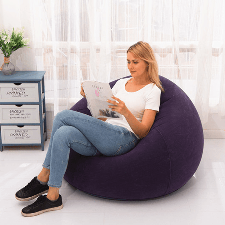 Large Pouf Lazy Sofas Lounger Couch Living Room Furniture Beanbag Tatami - MRSLM