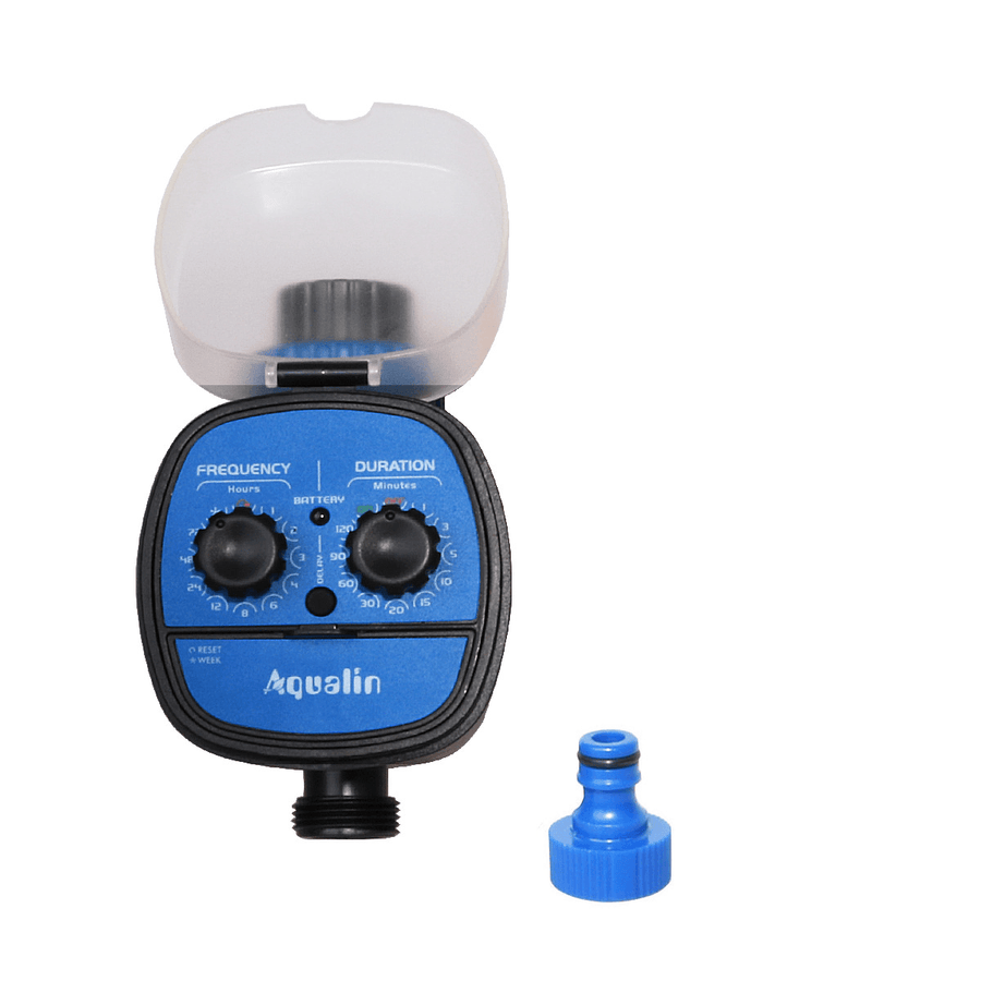 Waterproof Electronic Water Timer Automatic Water Faucet Single Outlet Ball Valve with Delay Function - MRSLM