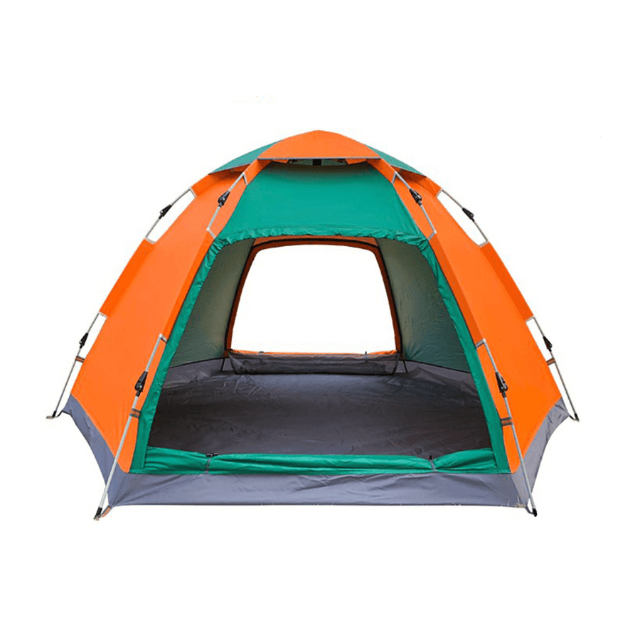 3-4 People Outdoor Camping Tent Automatic Instant Pop up Waterproof Family Large Sunshade Canopy - MRSLM