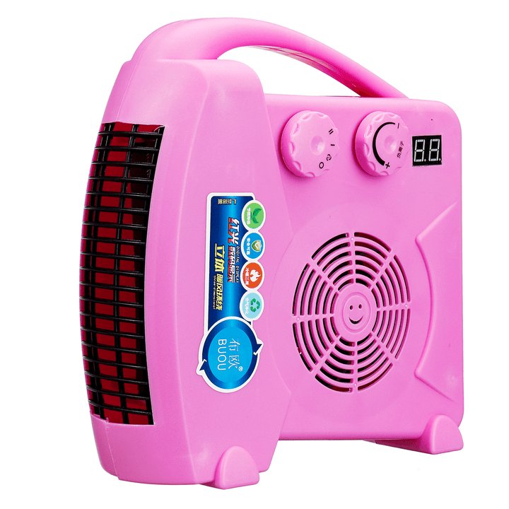 220V Display Mini Heater Electric Heater Small Air Conditioner Cold Warm Bathroom Wall Hanging - MRSLM