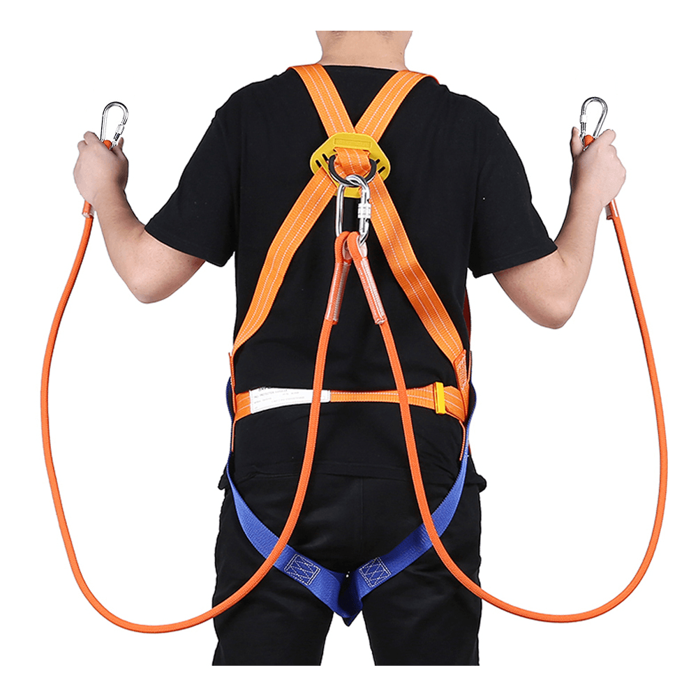 XINDA Outdoor Rock Climbing High Altitude Five Points Protection Anti-Fall Belt Safety Gear - MRSLM